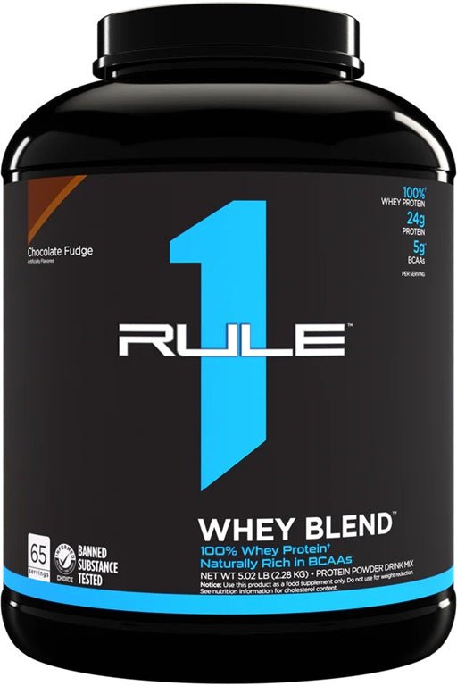 R1 Whey Blend, Chocolate Fudge - 2280g - Rule One