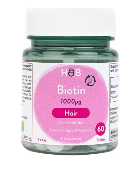 Biotin, 1000mcg - 60 tablets - Holland & Barrett