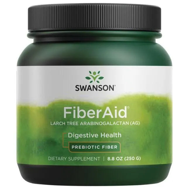 FiberAid Larch Tree Arabinogalactan - 250 gr - Maumedžio Arabinogalaktanas - Swanson - Papildai