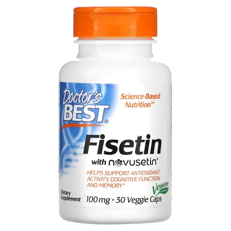 Fisetin with Novusetin 100mg - 30 vcaps - Doctor’s Best - Papildai