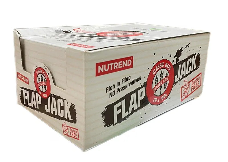 Flapjack Gluten Free Chocolate + Coconut with Dark - 20 x 100g - Nutrend - Sporto papildai