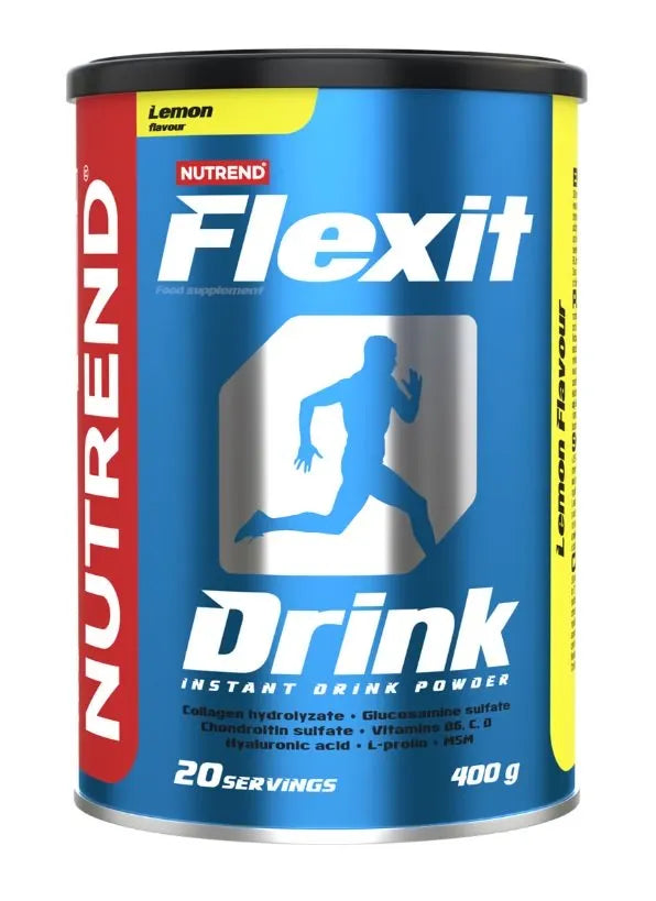 Flexit Drink Lemon - 400g - Nutrend - Sporto papildai