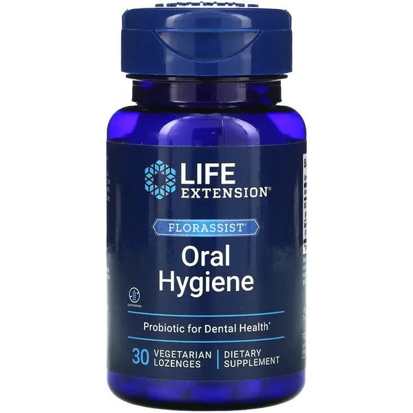 Florassist Oral Hygiene - 30 vegetarian lozenges - Life Extension - Papildai