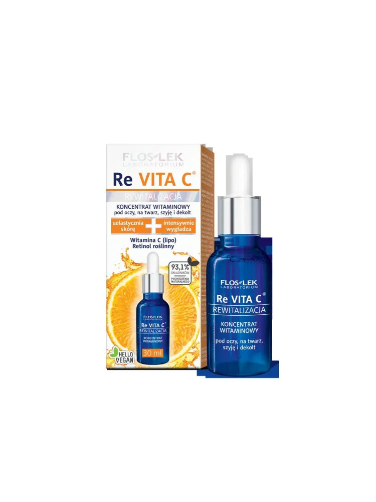FLOS REVITA C Eye Concentrate 30ml akių koncentratas - Kosmetika