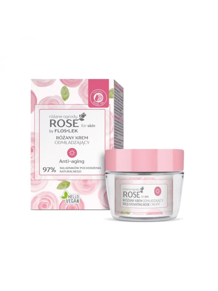 FLOS ROSE FOR SKIN Dieninis kremas - Kosmetika