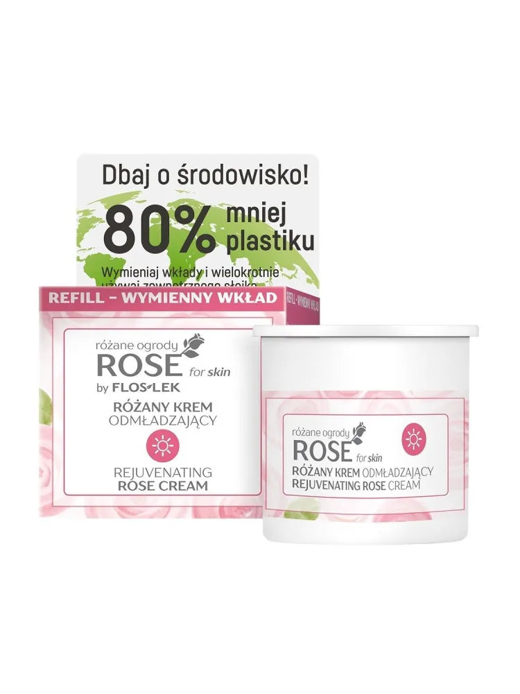 FLOS ROSE FOR SKIN Dieninis kremas papildymas - Kosmetika