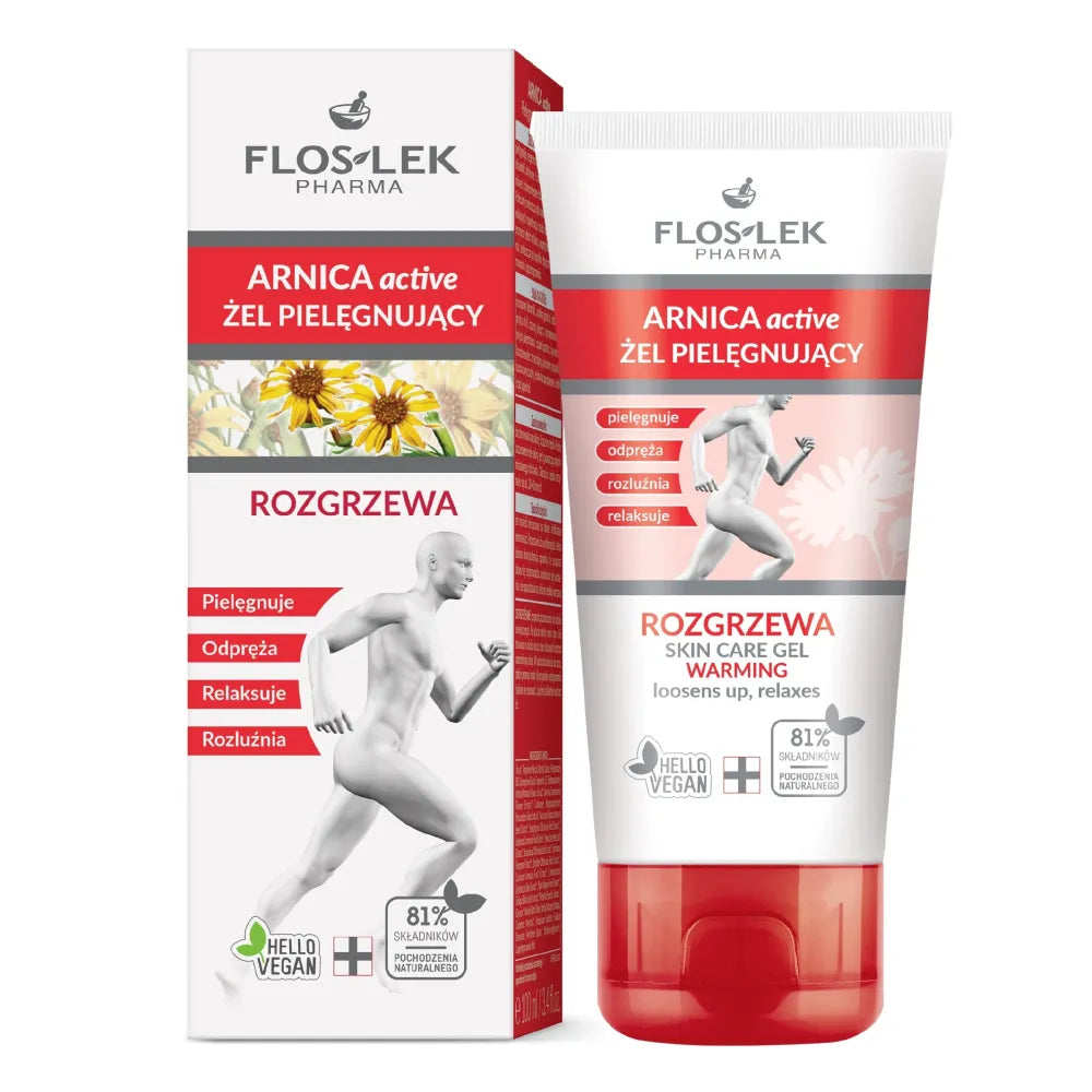 FLOSLEK Arnica Active maitinantis - šildantis gelis 100 ml - Kosmetika