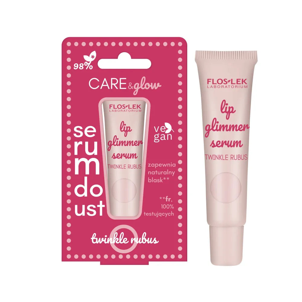 FLOSLEK Glimmer Lip Serum Twinkle Rubus 14 g - Kosmetika