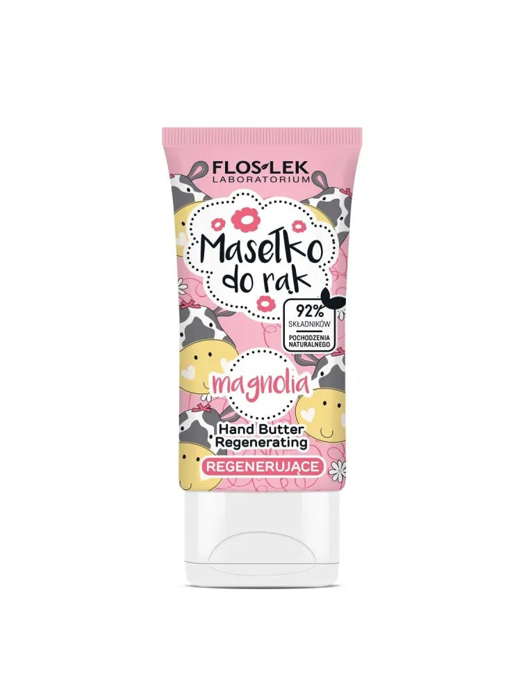Floslek Hand Care MAGNOLIA regeneruojantis rankų sviestas 50ml - Kosmetika