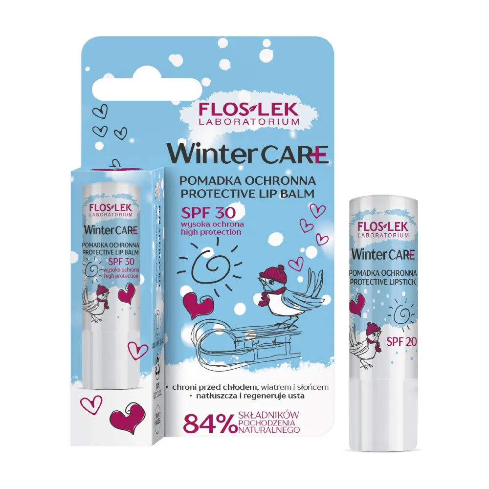FLOSLEK Winter Care Protective lip balm with SPF 30 - Kosmetika