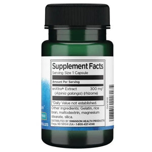 Focused Attention Alpinia Galanga - be kofeino - 300 mg - N30 - Swanson - Papildai