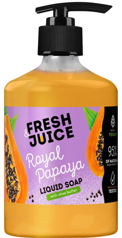 FRESH JUICE Royal Papaya liquid soap 460 ml - Higiena