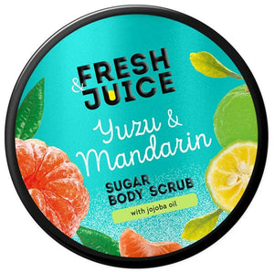 FRESH JUICE Yuzu and Tangerine Sugar Body Scrub 200 ml - Kosmetika
