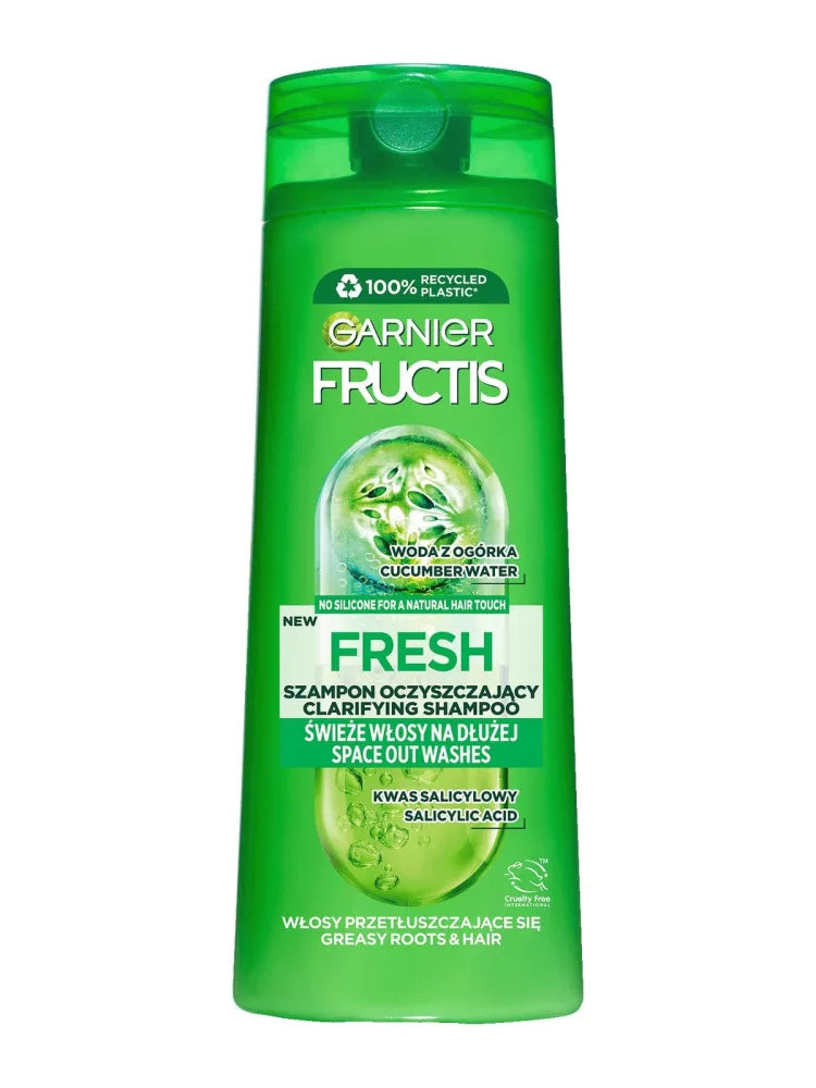 Fructis Fresh valomasis šampūnas plaukams 400 ml - Kosmetika