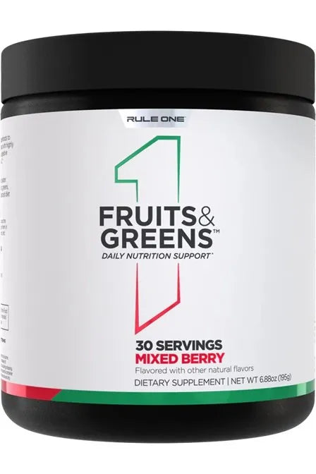 Fruits & Greens Mixed Berry - 195g - Rule One - Sporto papildai