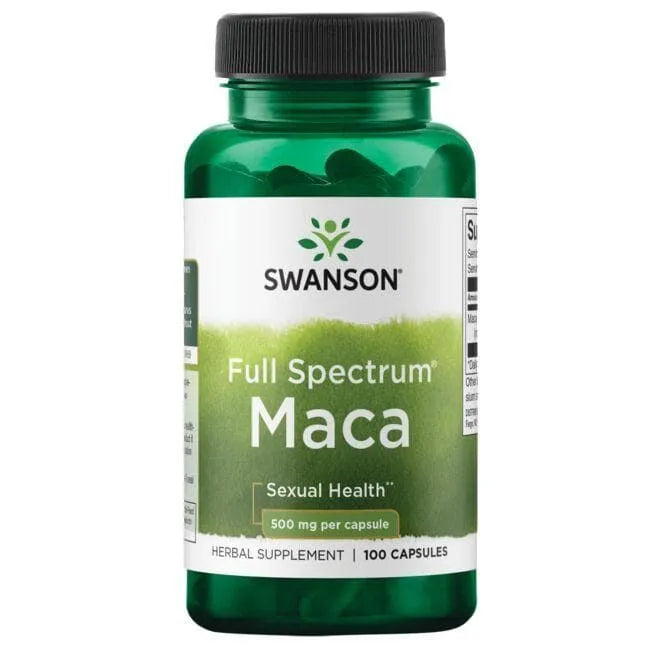 Full Spectrum Maca - Peruvinė Pipirnė - 500 mg - N100 - Swanson - Papildai