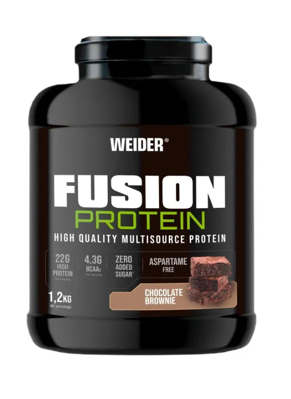 Fusion Protein Chocolate Brownie - 1200g - Weider - Sporto papildai