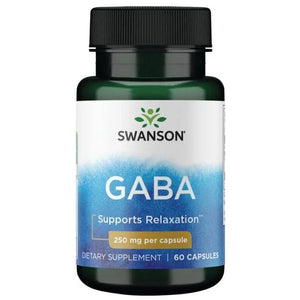 GABA - Stresui mažinti - 250 mg - N60 - Swanson - Papildai