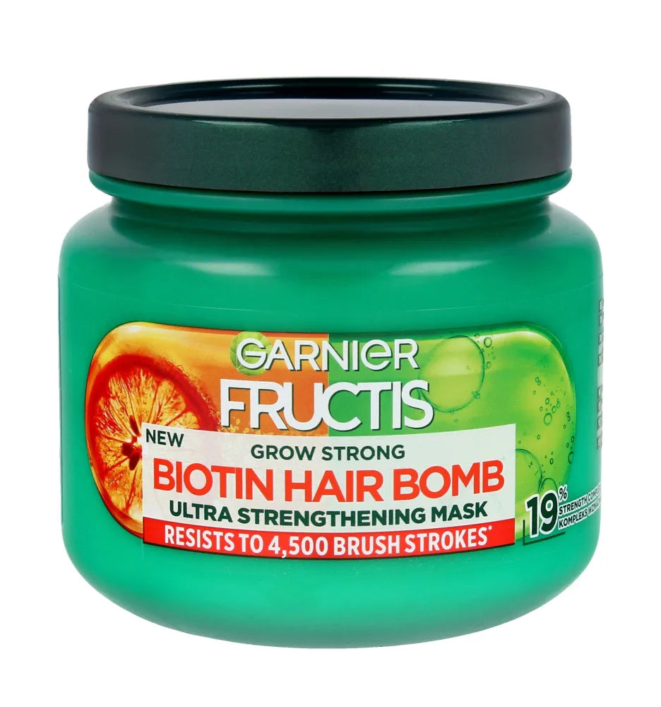 GAR FRUCTIS HAIR FOOD Plaukų kaukė 320ml Auginkite stiprius - Kosmetika