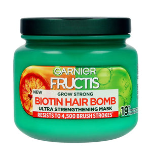 GAR FRUCTIS HAIR FOOD Plaukų kaukė 320ml Auginkite stiprius - Kosmetika