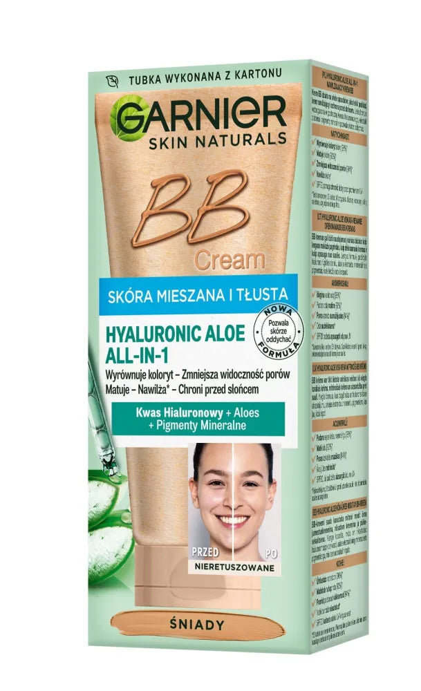 GAR GSN BB OIL FREE Hialurono Aloe Pusryčių Kremas - Kosmetika