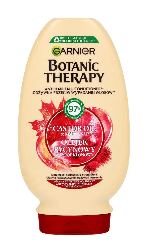 Garnier Botanic Therapy Ricinos aliejus ir migdolų kondicionierius silpniems trapiems plaukams 200ml - Kosmetika