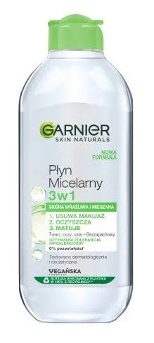 Garnier Essentials micelinis vanduo normaliems ir mišriems odos tipams 3in1 400ml - Kosmetika