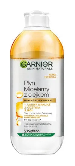 Garnier Essentials micelinis vanduo su argano aliejumi dviem fazėm 400ml - Kosmetika