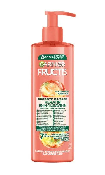 Garnier Fructis Goodbye Damage plaukų kremas 10in1 400ml - Kosmetika