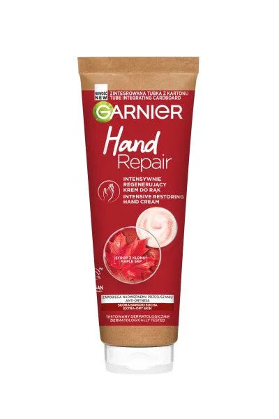 GARNIER Hand Repair Intensively Regenerating Cream labai sausai odai 75ml - Kosmetika