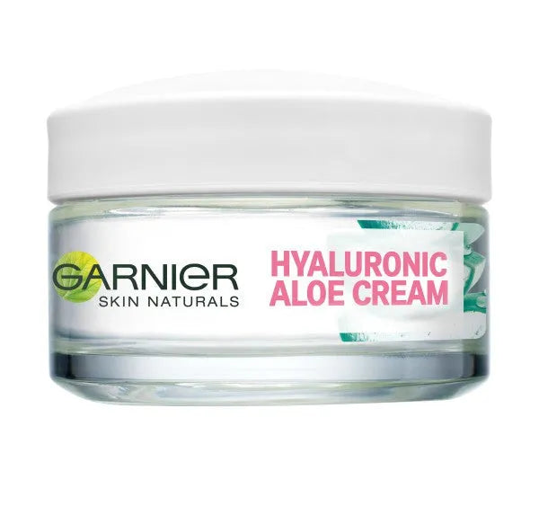 Garnier Skin Naturals Hyaluronic Aloe Light Nourishing Cream - sausai ir jautriai odai 50ml - Kosmetika