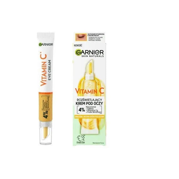 Garnier Skin Naturals Vitamin C Apšviečiantis Paakių Kremas 15ml - Kosmetika