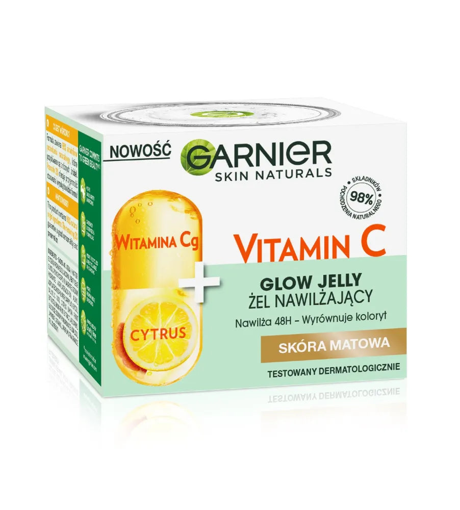 Garnier Skin Naturals Vitamin C drėkinamasis gelis Cg + citrusai - 50ml - Kosmetika