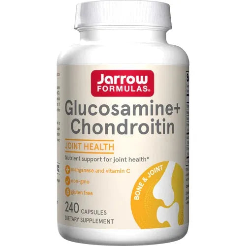 Glucosamine + Chondroitin - 240 caps - Jarrow Formulas - Papildai