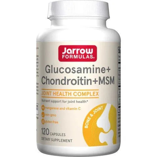 Glucosamine + Chondroitin + MSM - 120 caps - Jarrow Formulas - Papildai