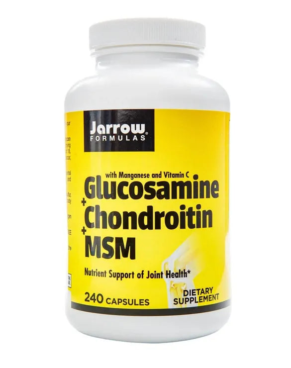 Glucosamine + Chondroitin + MSM - 240 caps - Jarrow Formulas - Papildai