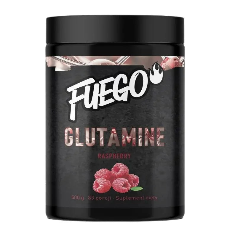 Glutamine Raspberry - 500g - Fuego - Sporto papildai