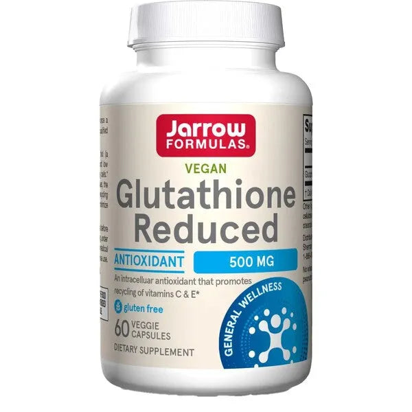 Glutathione Reduced 500mg - 60 vcaps - Jarrow Formulas - Papildai