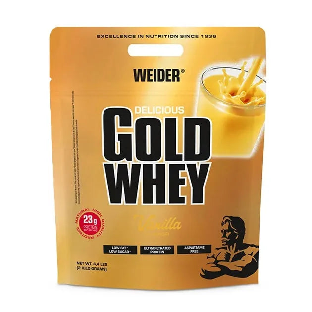Gold Whey Vanilla - 2000g - Weider - Sporto papildai