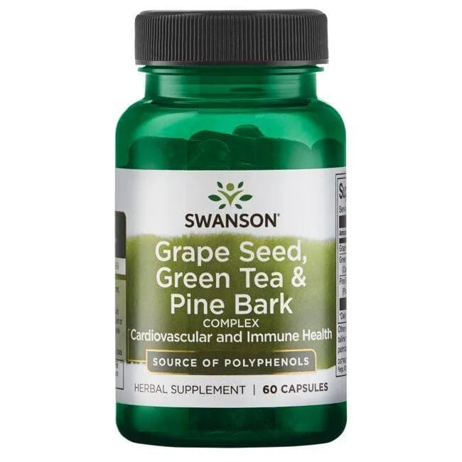 Grape Seed Green Tea & Pine Bark Complex - N60 - Swanson - Papildai