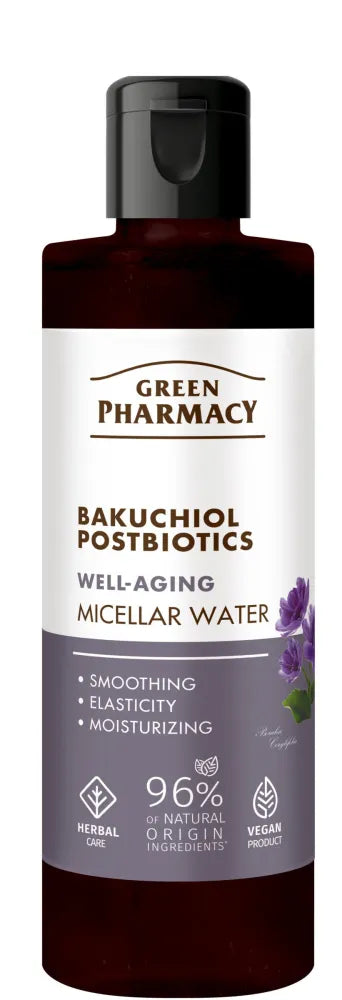 GREEN PHARMACY Bacuchiol + Postbiotics Anti-Aging Micellar Water 200 ml. - Kosmetika