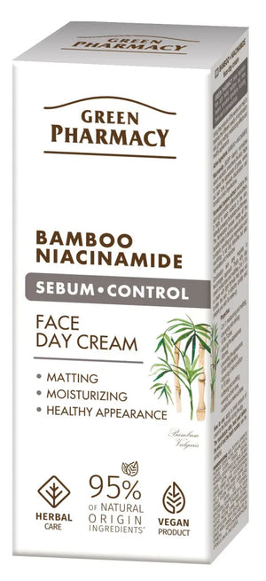 GREEN PHARMACY Bamboo + Niacinamide Day Cream 50 ml. - Kosmetika
