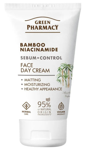 GREEN PHARMACY Bamboo + Niacinamide Day Cream 50 ml. - Kosmetika