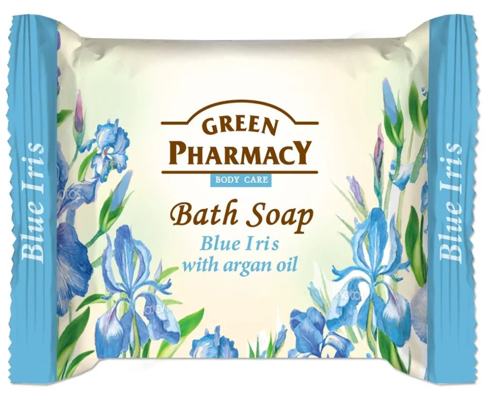 Green Pharmacy Body Care Mėlynojo Iris barų muilas 100g - Kosmetika