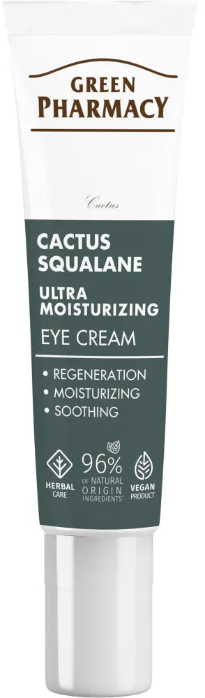 GREEN PHARMACY Cactus + Squalane Ultra Moisturizing Eye Cream 15 ml - Kosmetika