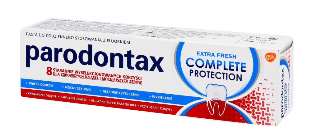 GSK Parodontax Complete Protection Extra Fresh Dantų pasta - 75ml - Kosmetika