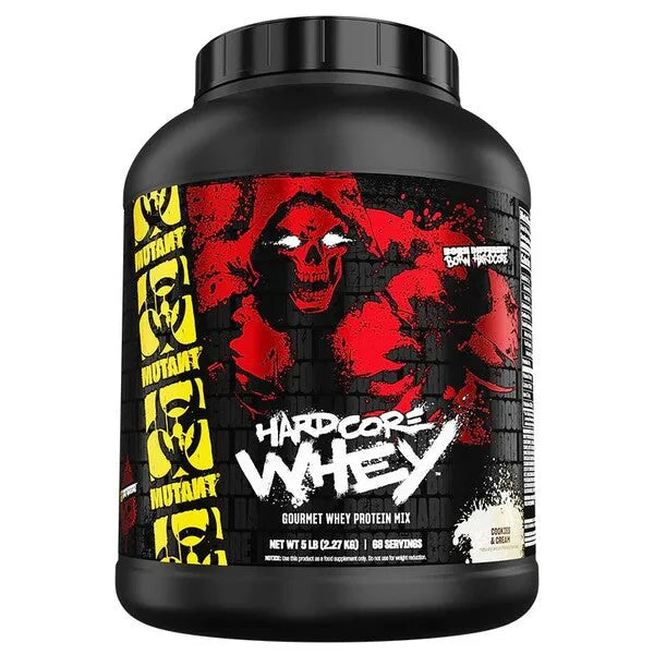 Hardcore Whey Cookies & Cream - 2270g - Mutant - Sporto papildai