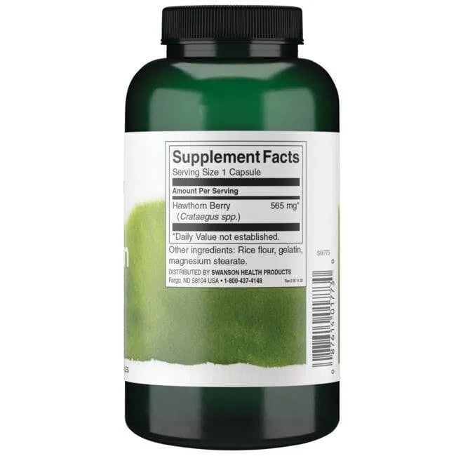 Hawthorn Berry - Gudobelių tabletės - 565 mg - N250 - Swanson - Papildai