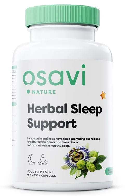 Herbal Sleep Support (Melatonin Free) - 120 vegan caps - Osavi - Papildai