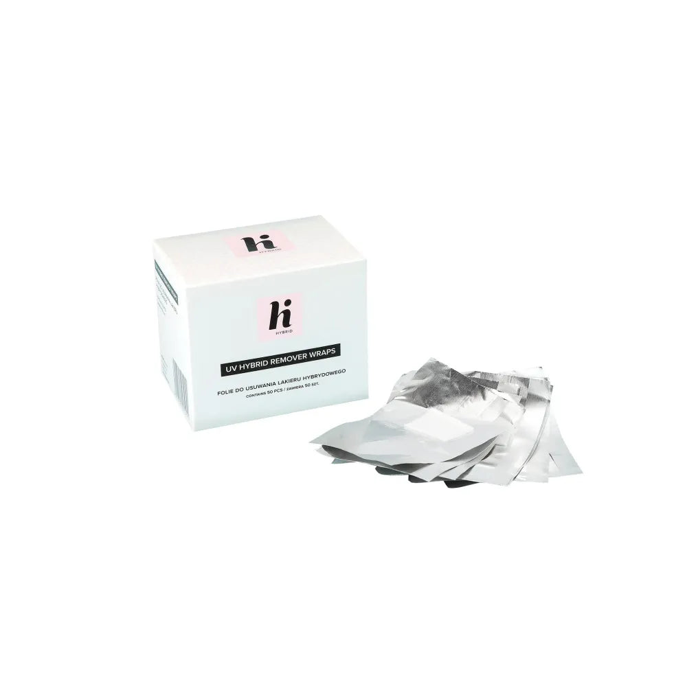 Hi Hybrid Films kad pašalintumėte varnish 1 pakelis - 50 vnt - Kosmetika
